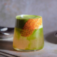Cloud Nine matcha Paloma cocktail with silky matcha foam and a Tajín rim.